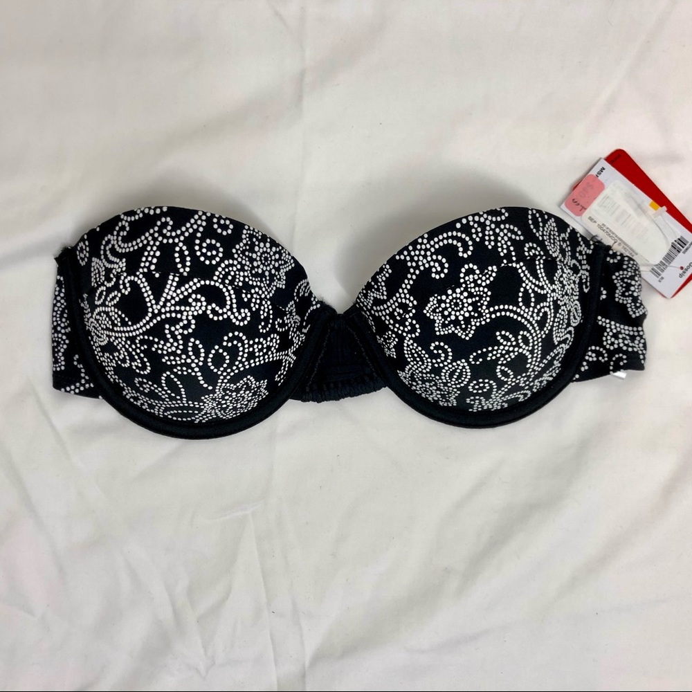 Strapless bikini top